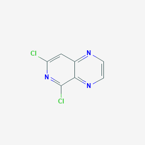 molecular formula C7H3Cl2N3 B1403999 5,7-Dichloropyrido[3,4-B]pyrazine CAS No. 1379338-74-5