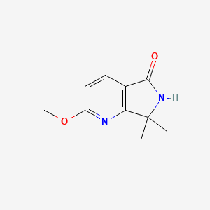 2-Methoxy-7,7-dimethyl-6,7-dihydro-5H-pyrrolo[3,4-B]pyridin-5-one