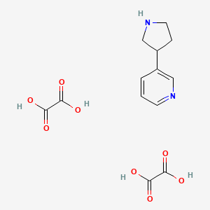 molecular formula C13H16N2O8 B1404019 3-Pyrrolidin-3-ylpyridine dioxalate CAS No. 1352305-34-0