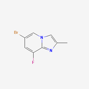 molecular formula C8H6BrFN2 B1404020 6-Bromo-8-fluoro-2-methylimidazo[1,2-A]pyridine CAS No. 1446334-75-3