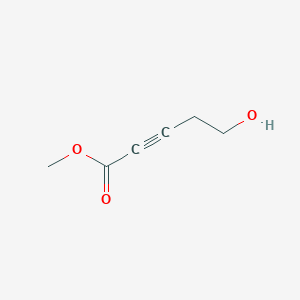molecular formula C6H8O3 B14040240 Methyl 5-hydroxypent-2-ynoate 