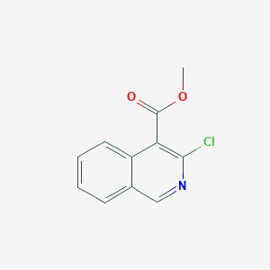 molecular formula C11H8ClNO2 B1404031 Methyl 3-chloroisoquinoline-4-carboxylate CAS No. 1260642-58-7