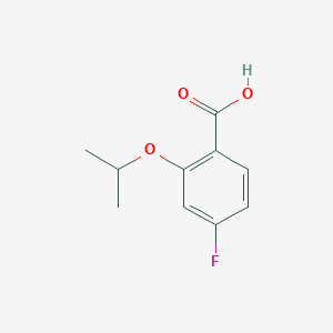 molecular formula C10H11FO3 B1404034 4-Fluoro-2-isopropoxybenzoic acid CAS No. 1369833-85-1