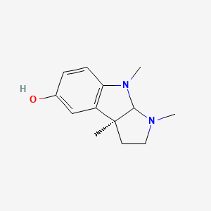 molecular formula C13H18N2O B14040378 (8bS)-3,4,8b-trimethyl-2,3a-dihydro-1H-pyrrolo[2,3-b]indol-7-ol 