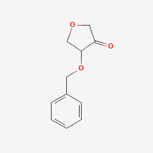 molecular formula C11H12O3 B14040396 4-(benzyloxy)dihydrofuran-3(2H)-one 