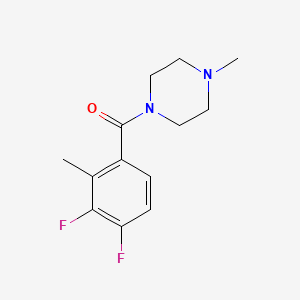 molecular formula C13H16F2N2O B14040458 (3,4-Difluoro-2-methylphenyl)(4-methylpiperazin-1-yl)methanone 