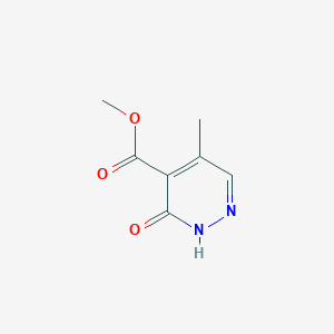 molecular formula C7H8N2O3 B1404046 5-Methyl-3-oxo-2,3-dihydro-pyridazine-4-carboxylic acid methyl ester CAS No. 1363382-35-7