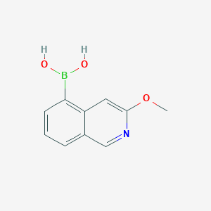 molecular formula C10H10BNO3 B1404051 (3-Methoxyisoquinolin-5-yl)boronic acid CAS No. 2096337-30-1
