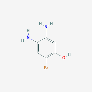 molecular formula C6H7BrN2O B1404053 4,5-Diamino-2-bromophenol CAS No. 1375069-17-2