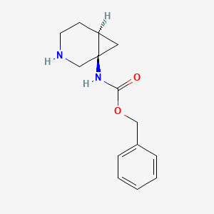 molecular formula C14H18N2O2 B14040551 Cis-Benzyl 3-Azabicyclo[4.1.0]Heptan-1-Ylcarbamate 
