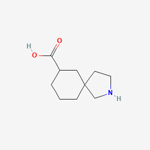 molecular formula C10H17NO2 B1404056 2-Azaspiro[4.5]decane-7-carboxylic acid CAS No. 1363382-89-1
