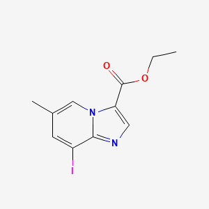 Ethyl 8-iodo-6-methylimidazo[1,2-a]pyridine-3-carboxylate