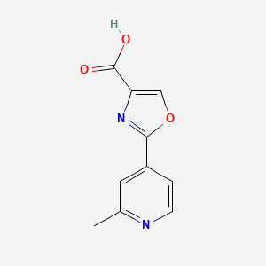 2-(2-Methylpyridin-4-yl)-1,3-oxazole-4-carboxylic acid