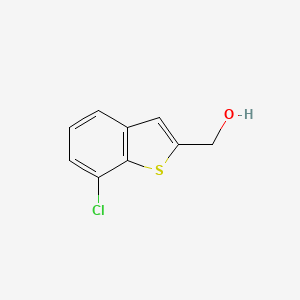 molecular formula C9H7ClOS B1404064 （7-氯-苯并[b]噻吩-2-基）-甲醇 CAS No. 1171926-62-7