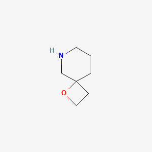 molecular formula C7H13NO B1404069 1-Oxa-6-azaspiro[3.5]nonane CAS No. 204388-70-5