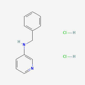 molecular formula C12H14Cl2N2 B14040713 Benzylpyridin-3-ylamine dihydrochloride 