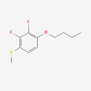 molecular formula C11H14F2OS B14040779 (4-Butoxy-2,3-difluorophenyl)(methyl)sulfane 