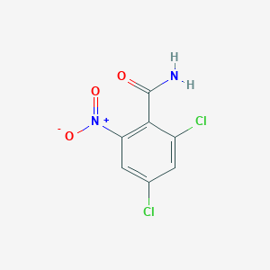 molecular formula C7H4Cl2N2O3 B1404086 2,4-Dichloro-6-nitrobenzamide CAS No. 1803726-83-1