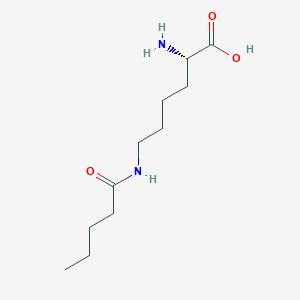 molecular formula C11H22N2O3 B14040882 Lysine(butyryl)-oh (H-L-Lys(Butanoyl)-OH) 