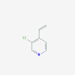 molecular formula C7H6ClN B1404089 3-Chloro-4-vinylpyridine CAS No. 1168722-58-4