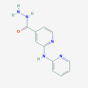 molecular formula C11H11N5O B1404096 2-(2-Pyridylamino)isonicotinohydrazide CAS No. 1005206-14-3