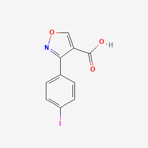 B1404099 3-(4-Iodophenyl)isoxazole-4-carboxylic acid CAS No. 839718-34-2