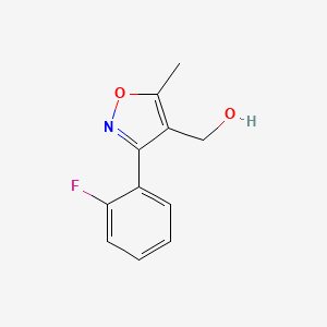 (3-(2-Fluorophenyl)-5-methylisoxazol-4-yl)methanol