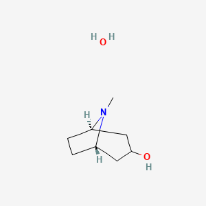 molecular formula C8H17NO2 B14041071 Tropine hydrate 