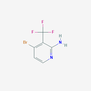 molecular formula C6H4BrF3N2 B1404108 2-Amino-4-bromo-3-(trifluoromethyl)pyridine CAS No. 1227595-26-7