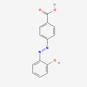 molecular formula C13H10N2O3 B14041261 4-(2-Hydroxyphenylazo)benzoic acid 