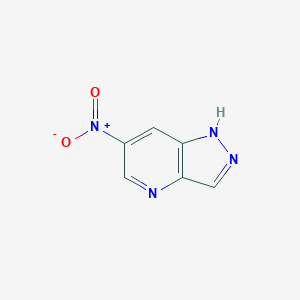 molecular formula C6H4N4O2 B1404127 6-Nitro-1H-pyrazolo[4,3-B]pyridine CAS No. 1214900-79-4