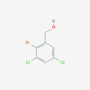 molecular formula C7H5BrCl2O B1404132 2-Bromo-3,5-dichlorobenzyl alcohol CAS No. 1805119-68-9