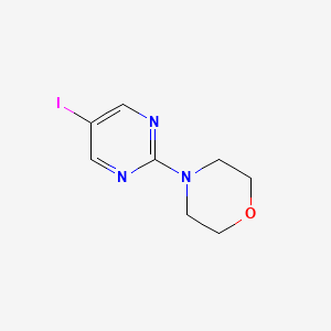 molecular formula C8H10IN3O B1404156 4-(5-Iodopyrimidin-2-yl)morpholine CAS No. 866534-08-9