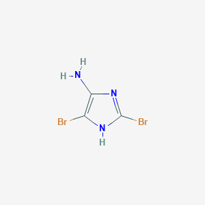 2,5-dibromo-1H-imidazol-4-amine