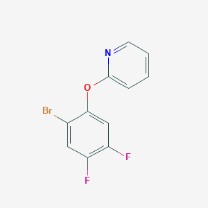 molecular formula C11H6BrF2NO B1404166 2-(2-Bromo-4,5-difluorophenoxy)pyridine CAS No. 870062-92-3