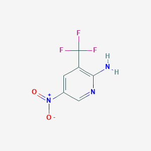 molecular formula C6H4F3N3O2 B1404170 5-硝基-3-(三氟甲基)吡啶-2-胺 CAS No. 1121056-94-7