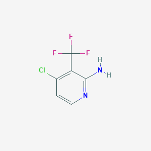 molecular formula C6H4ClF3N2 B1404173 2-氨基-4-氯-3-(三氟甲基)吡啶 CAS No. 1227595-65-4