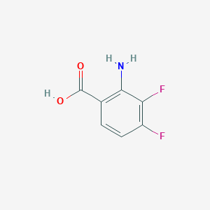 molecular formula C7H5F2NO2 B140420 2-Amino-3,4-difluorobenzoic acid CAS No. 158580-94-0