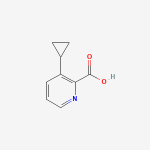 molecular formula C9H9NO2 B1404200 3-Cyclopropylpicolinic acid CAS No. 878805-23-3
