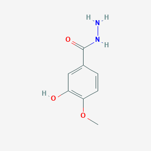 molecular formula C8H10N2O3 B1404202 3-Hydroxy-4-methoxybenzohydrazide CAS No. 39635-24-0