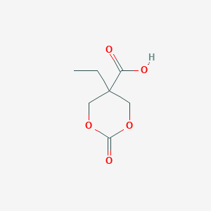 molecular formula C7H10O5 B1404204 5-Ethyl-2-oxo-1,3-dioxane-5-carboxylic acid CAS No. 1181216-85-2