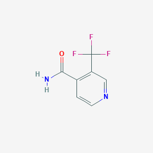 molecular formula C7H5F3N2O B1404209 3-(Trifluoromethyl)pyridine-4-carboxamide CAS No. 1416713-20-6