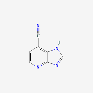 molecular formula C7H4N4 B1404218 3H-Imidazo[4,5-B]pyridine-7-carbonitrile CAS No. 78316-13-9