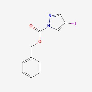 molecular formula C11H9IN2O2 B1404222 Benzyl 4-iodo-1H-pyrazole-1-carboxylate CAS No. 952338-83-9