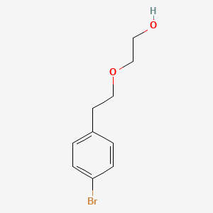 molecular formula C10H13BrO2 B1404225 2-[2-(4-Bromophenyl)ethoxy]ethanol CAS No. 1046818-80-7