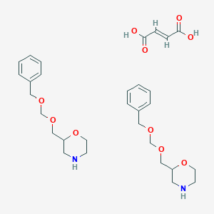 1-Phenyl-2-((morpholin-2-yl)methoxy)ethanol fumarate (2:1)
