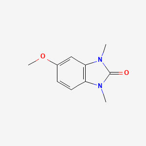 molecular formula C10H12N2O2 B1404236 5-Methoxy-1,3-dimethyl-1H-benzo[d]imidazol-2(3H)-one CAS No. 64107-38-6