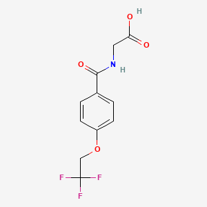 n-[4-(2,2,2-Trifluoroethoxy)benzoyl]glycine