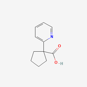 molecular formula C11H13NO2 B1404258 1-Pyridin-2-yl-cyclopentanecarboxylic acid CAS No. 783297-14-3
