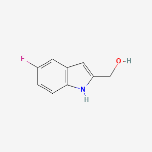 molecular formula C9H8FNO B1404260 (5-fluoro-1H-indol-2-yl)methanol CAS No. 934969-76-3